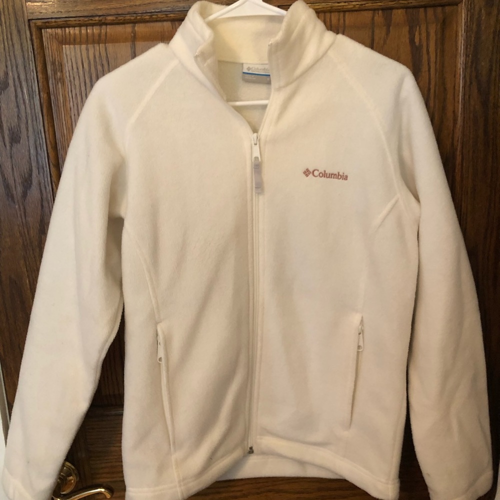 white columbia zip up jacket 🤍